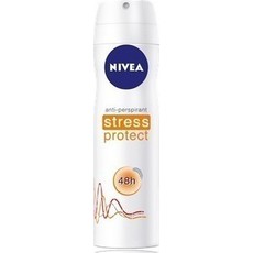 Nivea Stress Protect 48h Γυναικείο Αποσμητικό Σπρέυ 150ml. Το αποσμητικό που με τα ενεργά συστατικά προσφέρει αποτελεσματική προστασία καθώς καταπολεμά τον ιδρώτα που προέρχεται από το στρες, ακόμα και κάτω από τις δυσκολότερες συνθήκες