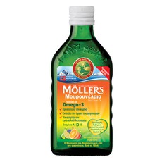 Moller's Cod Liver Oil Μουρουνέλαιο Tutti Frutti 2