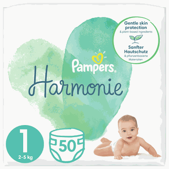 PAMPERS HARMONIE  No1  (50 ΤΜΧ)