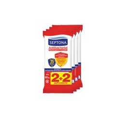 Septona Promo (2+2 Gift) Antibacterial Hand Wipes Antibacterial Wipes With 75% Alcohol 4x15 pieces