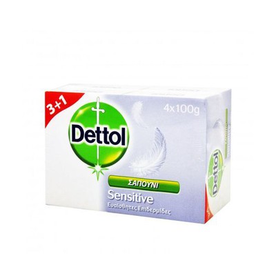 DETTOL Antibacterial Sensitive Soap 4x100g