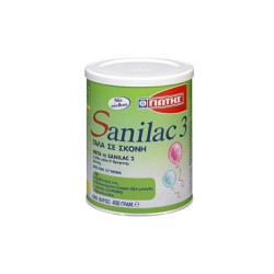 Γιώτης Sanilac 3 Βρεφικό Γάλα Σε Σκόνη Από Τον 12ο Μήνα 400gr