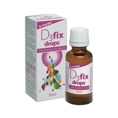 Intermed D3Fix Drops 30ml - Πόσιμο Διάλυμα Σε Σταγ
