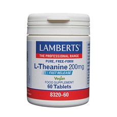 Lamberts L-Theanine 200mg Fast Release, Συμπλήρωμα