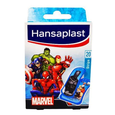 HANSAPLAST Kids Αυτοκόλλητα Παιδικά Επιθέματα Με Σχέδιο Marvel Avengers x20