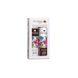 Messinian Spa Promo Orange Vanilla Orchid And Blueberry Shower Gel 300ml & Body Lotion 300ml