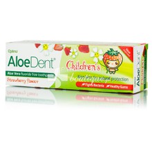 Optima Aloe Dent Children's Toothpaste Strawberry, 50ml
