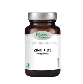 Power of Nature Platinum Range Zinc 10mg & D3 500i