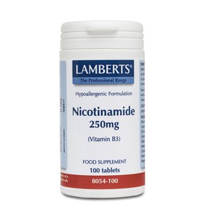 Lamberts Nicotinamide 250mg - Vitamin B3 100 Table