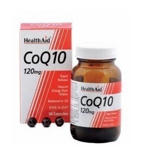 Health Aid CoQ10 - Coenzyme Q10 120mg 30 Capsules