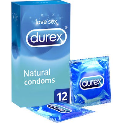 DUREX Προφυλακτικά Natural x12