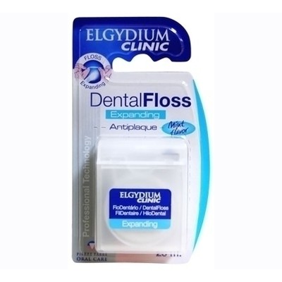 Elgydium Οδοντικό Νήμα Dental Floss Anti-Plaque Expanding 25m