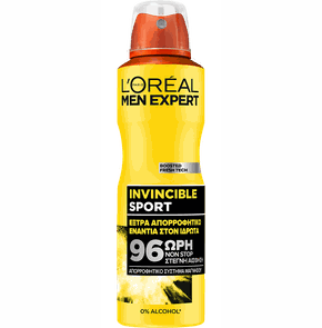 L'Oreal Men Invicible Sport Spray-Αποσμητικό Σπρέι