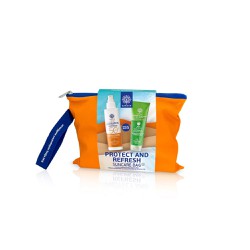Garden Promo Protect & Refresh Suncare Bag 5 With Sunscreen Lotion SPF50 150ml & Aloe Vera Cooling Gel 100ml