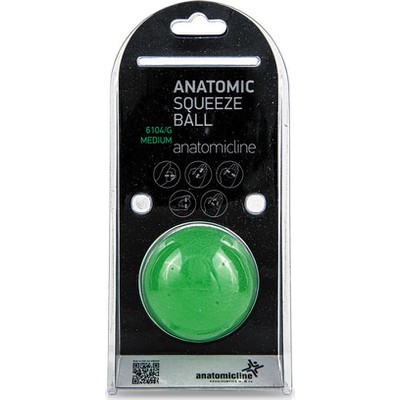 ANATOMIC LINE Μπαλάκι Εξάσκησης Χειρός Πράσινο Squeeze Ball Medium