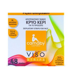 Carnaby Face Viso Cold Wax Depilatory Strips for t