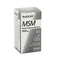 HEALTH AID MSM 1000MG+VITAMIN C 90VEG. TABL