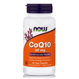 Now Co Q10 30 mg, Συνένζυμο Q10 , 60 Vcaps