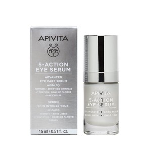 Apivita 5 Αction Eye Serum Ορός Ματιών Λευκό Κρίνο