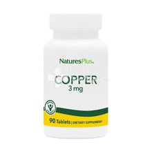 Natures Plus COPPER 3mg - Χαλκός, 90 tabs