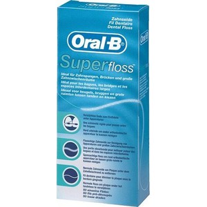 ORAL-B Super floss οδοντικό νήμα 50κομμένα κομμάτι