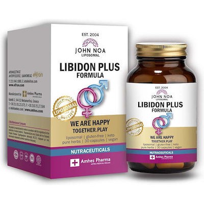 JOHN NOA Libidon Plus Formula Συμπλήρωμα Διατροφής Για Την Ενίσχυση Της Ερωτικής Διάθεσης 30 Κάψουλες