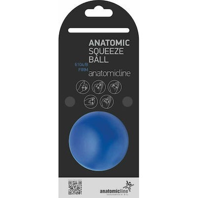 ANATOMIC LINE Μπαλάκι Εξάσκησης Χειρός Μπλε Squeeze Ball Firm
