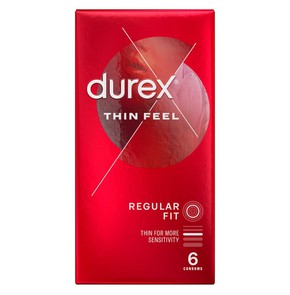 Durex Sensitive Condoms Regular Fit, 6pcs