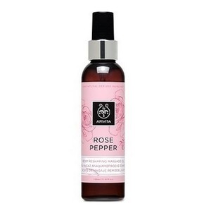Apivita Rose Pepper Body Reshaping Massage Oil 150