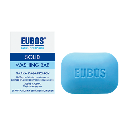 EUBOS Basic Skin Care Blue Solid Washing Bar 125gr