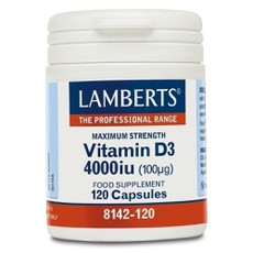 Lamberts Vitamin D3 4000iu Βιταμίνες 120caps. 