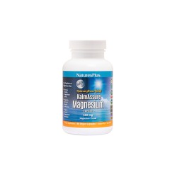Natures Plus Kalm Assure Magnesium Dietary Supplement For Stress Relief 90 Herbal Capsules