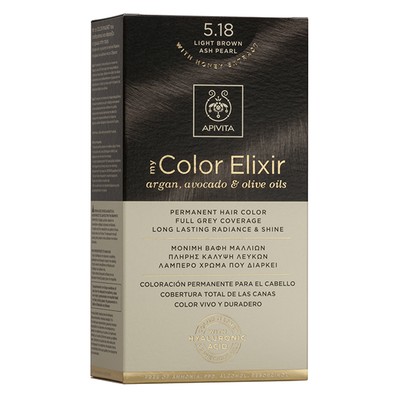 APIVITA My Color Elixir N5,18 Καστανό Ανοιχτό 50&7