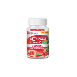 Forte Pharma Acerola Vitamin C Gummies Vitamin C With Red Fruit Flavor 60 gummies