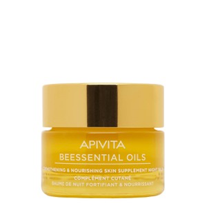 Apivita Beessential Oils Balm Προσώπου Νύχτας Συμπ