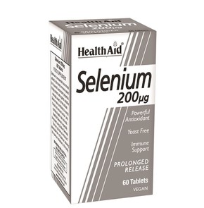 Health Aid Selenium 200mg, 60Tabs