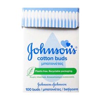 Johnson & Johnson Baby Cotton Buds 100τμχ - Μπατον