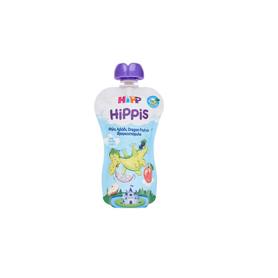 HIPP Bio HiPPis Fruit Pulp With Apple Pear, Dragon Fruit & Gooseberry From 1 Year 100g