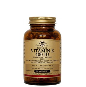 Solgar Vitamin E 400IU 50 Softgels