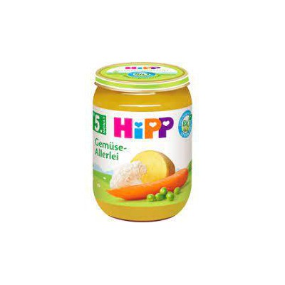 HIPP Bio Baby Meal With A Variety Of Mediterranean Vegetables From 4 Months 190g