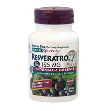 Nature's Plus Resveratrol 125 mg Extended Release 