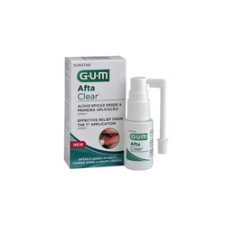Gum Afta Clear Topical Spray For the Treatment of Canker sores 15ml