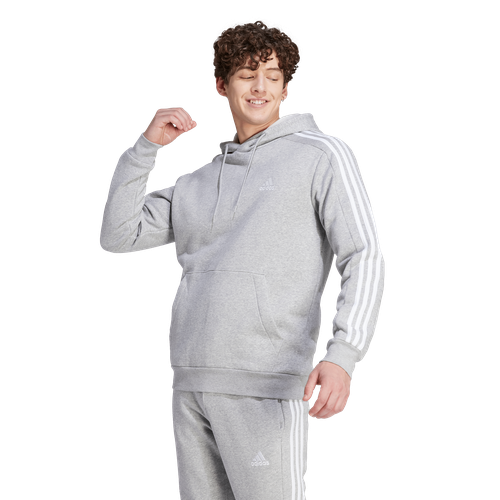 adidas men essentials fleece 3-stripes hoodie (IJ6