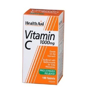 Health Aid Vitamin C 1000gr Βραδείας Αποδέσμευσης,