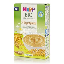 HiPP Bio Κρέμα 5 Δημητριακά (Από τον 6ο Μήνα - Χωρίς Γάλα), 200gr