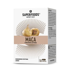 Superfoods Maca with Aphrodisiac Properties and Hi