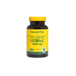 Natures Plus Ultra C 2000mg Dietary Supplement Extra Rich Source of Sustained Release Vitamin C 60 Tablets
