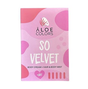 Aloe Plus Colors So Velvet Gift Set Body Cream, 10
