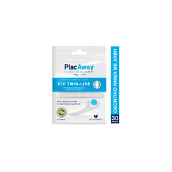 Plac Away Twin Line Double Whitening Dental Floss With Handle 30 pieces