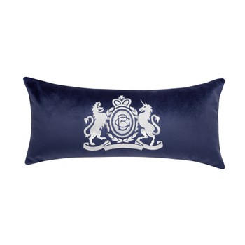 Velvet Long Cushion - Blue